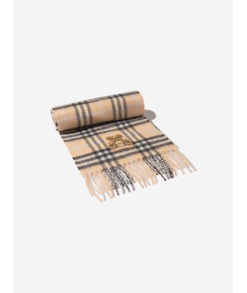 Burberry Kids Cashmere Check Bear Scarf du meilleur 