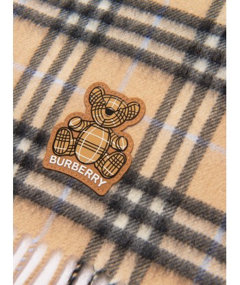 Burberry Kids Cashmere Check Bear Scarf du meilleur 