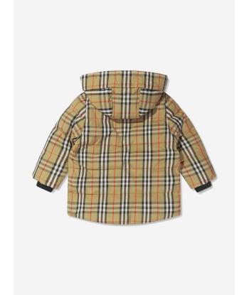 Burberry Boys Check Down Aubin Coat commande en ligne