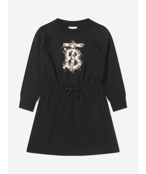 Burberry Girls Alba Long Sleeve Logo Dress français