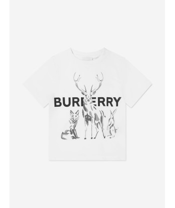 Burberry Boys Stag And Hare T-Shirt pas cher chine