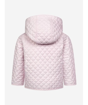 Burberry Baby Girls Quilted Monogram Hooded Jacket Fin de série