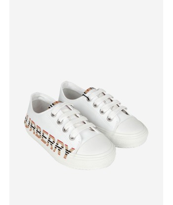 Burberry Kids Mini Larkhall Lace Up Trainers de la marque