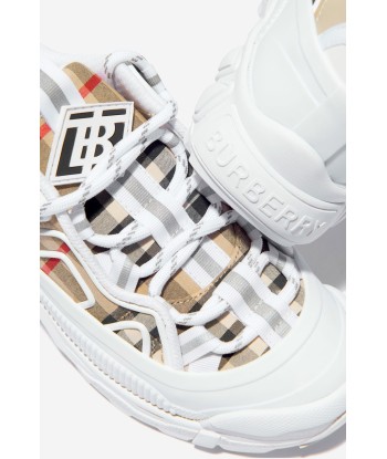 Burberry Kids Vintage Check Mini Arthur Trainers In Beige Le MVP de beaucoup