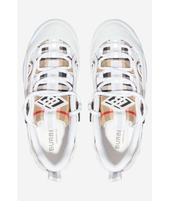 Burberry Kids Vintage Check Mini Arthur Trainers In Beige Le MVP de beaucoup