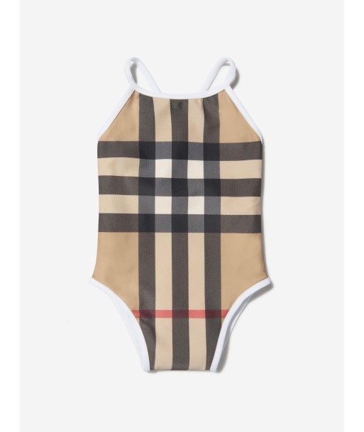 Burberry Baby Girls Mini Sandie Striped Swimsuit Véritable concentré