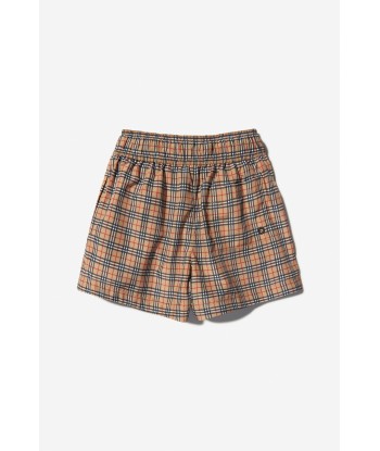 Burberry Boys Kameron Check Print Swim Shorts basket pas cher