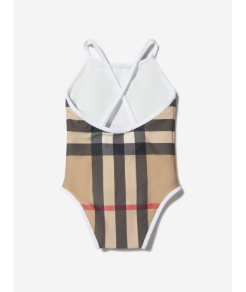 Burberry Baby Girls Mini Sandie Striped Swimsuit Véritable concentré