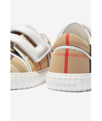 Burberry Baby Vintage Check Mark Trainers In Beige le concept de la Pate a emporter 