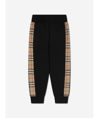 Burberry Kids Nolen Joggers In Black Jusqu'à 80% De Réduction