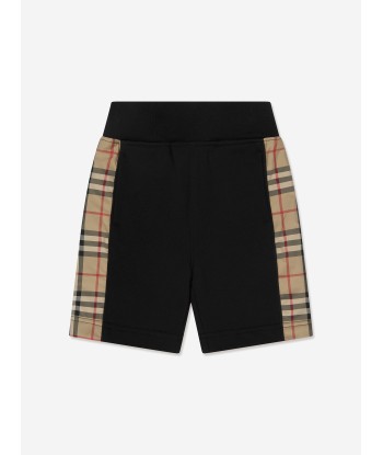 Burberry Boys Nolen Shorts In Black en stock