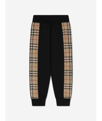 Burberry Kids Nolen Joggers In Black Jusqu'à 80% De Réduction