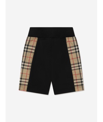 Burberry Boys Nolen Shorts In Black en stock