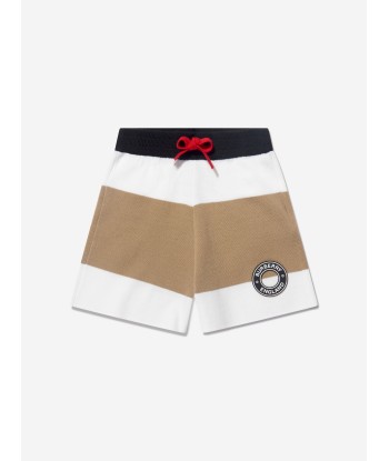 Burberry Baby Boys Baile Icon Shorts In Ivory Amélioration de cerveau avec