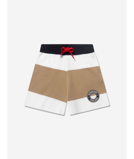 Burberry Baby Boys Baile Icon Shorts In Ivory Amélioration de cerveau avec