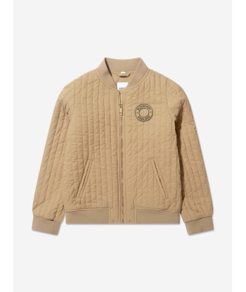 Burberry Boys Jago Zip Up Jacket In Beige 50% de réduction en Octobre 2024