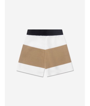 Burberry Baby Boys Baile Icon Shorts In Ivory Amélioration de cerveau avec