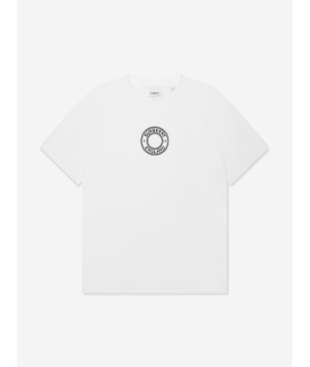 Burberry Boys Roundel T-Shirt In White Profitez des Offres !