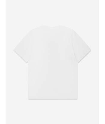 Burberry Boys Roundel T-Shirt In White Profitez des Offres !