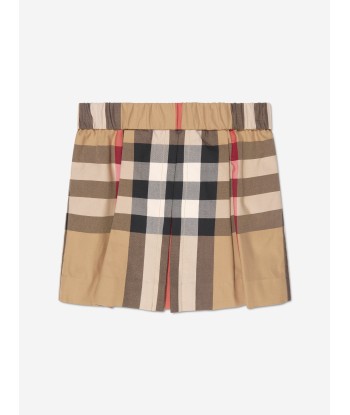 Burberry Baby Girls Mini Anjelica Check Skirt In Beige Voir les baskets