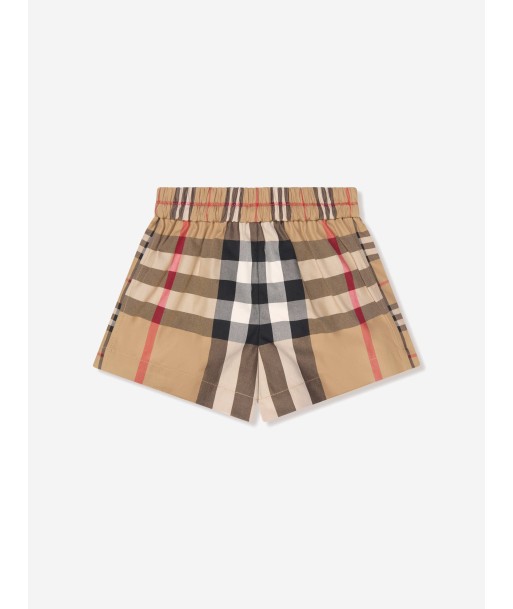 Burberry Baby Girls Check Mini Carmela Shorts In Beige vous aussi creer 