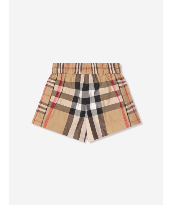 Burberry Baby Girls Check Mini Carmela Shorts In Beige vous aussi creer 