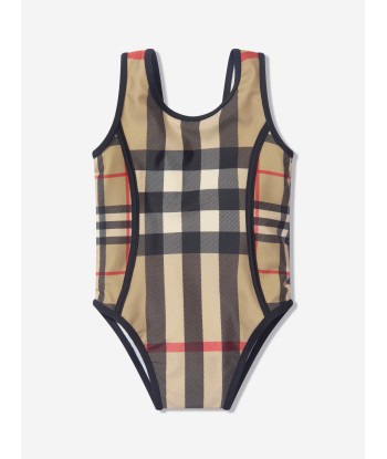 Burberry Baby Girls Mini Nigella Swimsuit in Beige vous aussi creer 