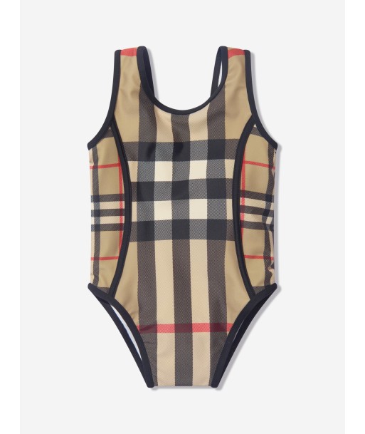 Burberry Baby Girls Mini Nigella Swimsuit in Beige vous aussi creer 