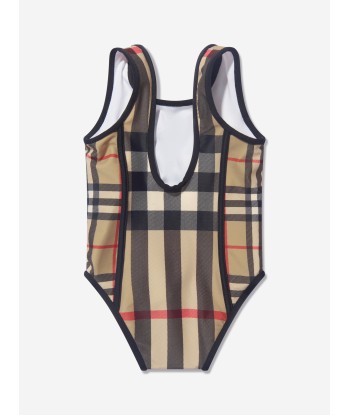 Burberry Baby Girls Mini Nigella Swimsuit in Beige vous aussi creer 