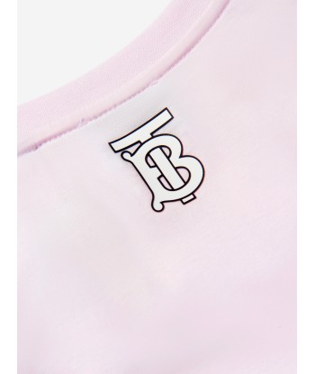 Burberry Girls Kooper Text T-Shirt In Pink Dans la société mordern