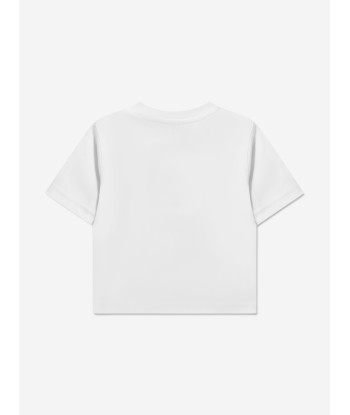 Burberry Baby Mini Roundel T-Shirt In White Livraison rapide