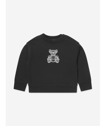 Burberry Baby Boys Mini Bear Chain Sweatshirt In Black commande en ligne