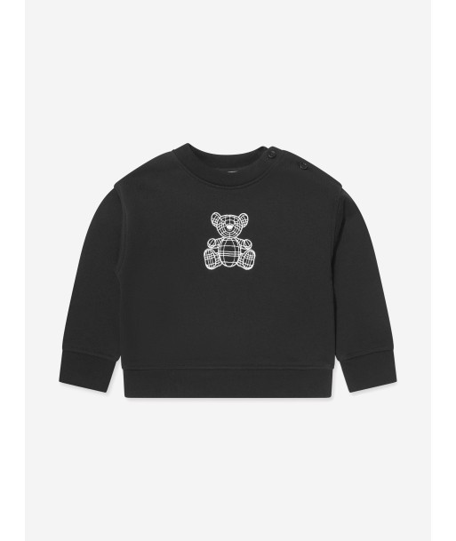 Burberry Baby Boys Mini Bear Chain Sweatshirt In Black commande en ligne