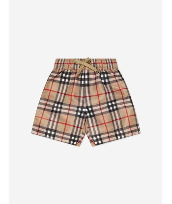 Burberry Baby Boys Mini Malcom Swim Shorts in Beige commande en ligne