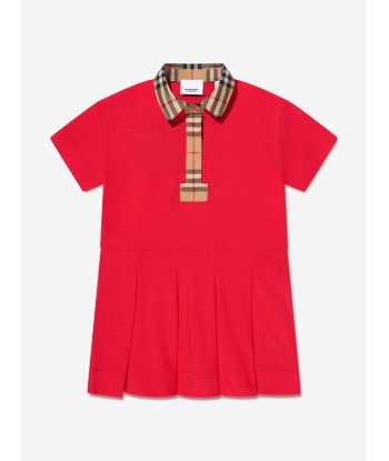 Burberry Girls Sigrid Polo Dress In Red l'évolution des habitudes 