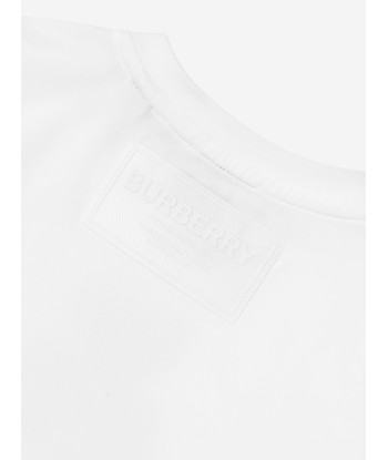 Burberry Baby Mini Bear Chain Long Sleeve T-Shirt In White store