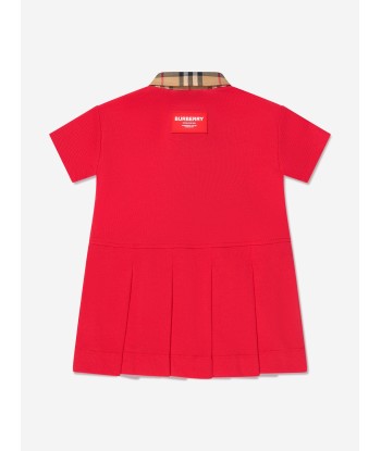 Burberry Baby Girls Mini Sigrid Polo Dress In Red de l' environnement