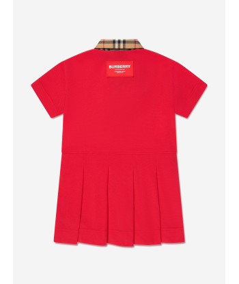 Burberry Girls Sigrid Polo Dress In Red l'évolution des habitudes 