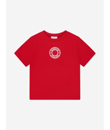 Burberry Boys Roundel T-Shirt In Red d'Europe débarque