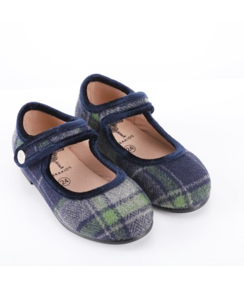 Wool Plaid Mary Jane - Hard Sole Faites des économies