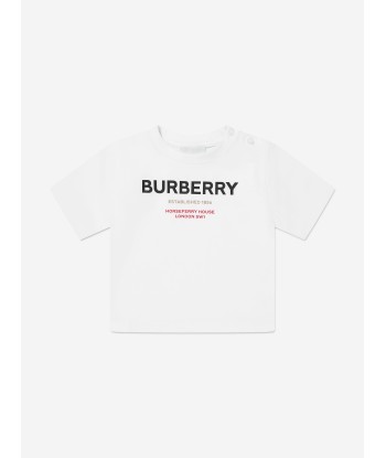 Burberry Baby Girls Cedar T-Shirt In White l'achat 