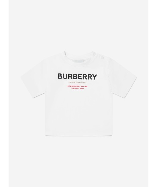 Burberry Baby Girls Cedar T-Shirt In White l'achat 