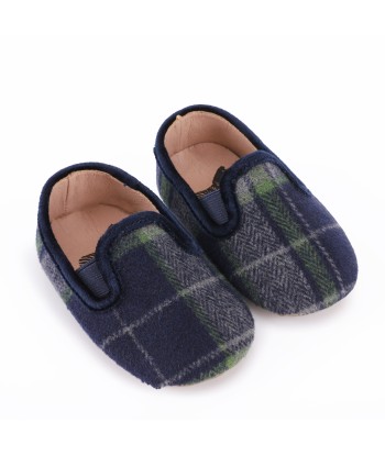 Wool Plaid Loafer - Soft Sole de pas cher