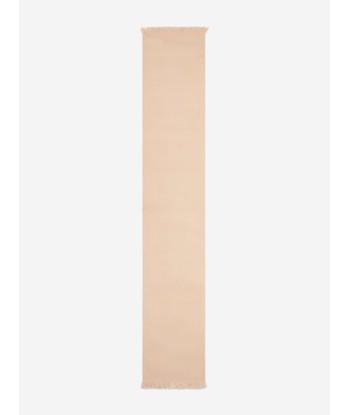 Burberry Kids Wool Logo Scarf In Beige prix