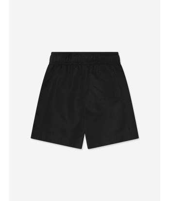 Burberry Boys Malcom Swim Shorts In Black Véritable concentré