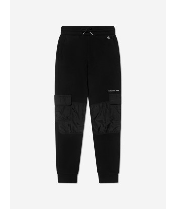 Calvin Klein Boys Mix Media Utility Sweatpants pas cher 