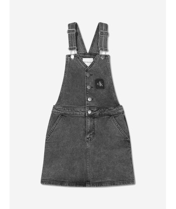 Calvin Klein Girls Denim Dungaree Dress Venez découvrir notre 