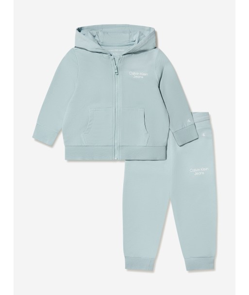 Calvin Klein Baby Unisex Organic Cotton Logo Hooded Tracksuit Set la livraison gratuite