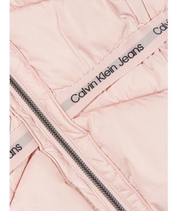 Calvin Klein Girls Logo Tape Light Jacket de pas cher