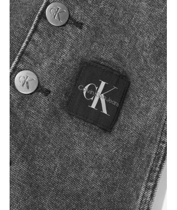 Calvin Klein Girls Denim Dungaree Dress Venez découvrir notre 